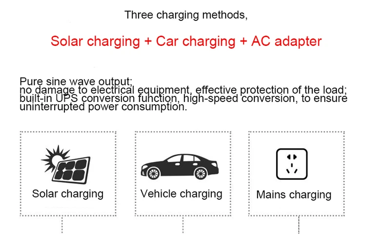 Portable power system.